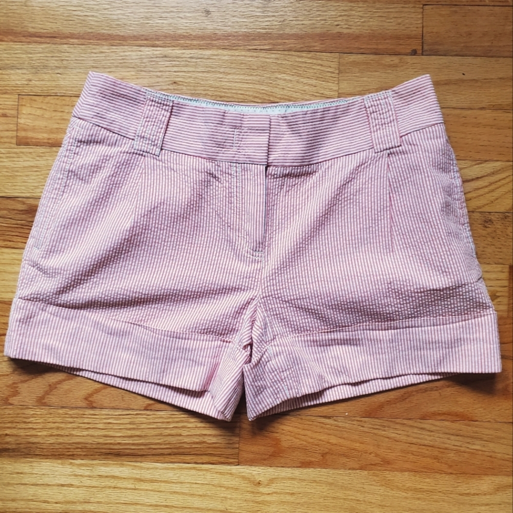 J. Crew seersucker shorts